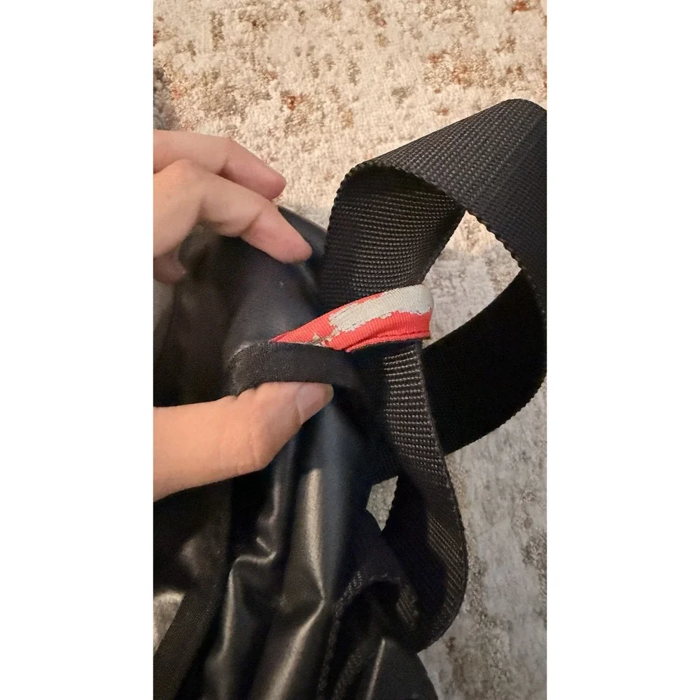 Vintage 90's Nike ACG Waterproof Shoulder Messenger Bag Gorpcore Black Red